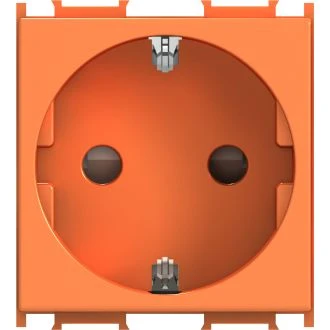 Vtičnica SCHUKO+KS 2P+E 16A 250V~ 2M OR, VM10OR-U