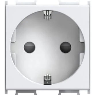 Vtičnica SCHUKO+KS 2P+E 16A 250V~ 2M AW, VM10AW-U