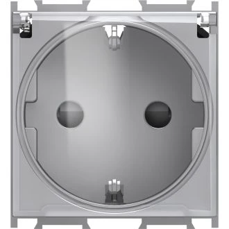 Vtičnica SCHUKO+KS+POKROV 2P+E 16A 250V~ 2M ST, VM11ST-B