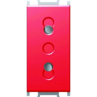 Vtičnica EURO+KS 2P 10A 250V~ 1M RD, VM20RD-U