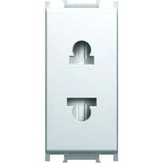 Vtičnica EURO/AMERIŠKA+KS 2P 16A 250V~ 1M PW, VM21PW-U