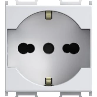 Vtičnica SCHUKO/ITA P17/11+KS 2P+E 16A 250V~ 2M PW, VM31PW-U