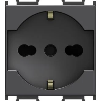 Vtičnica SCHUKO/ITA P17/11+KS 2P+E 16A 250V~ 2M SB, VM31SB-U