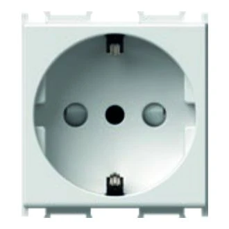 Vtičnica SCHUKO/ITA P30+KS 2P+E 16A 250V~ 2M PW, VM32PW-U