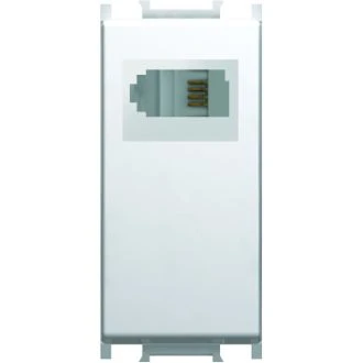 Vtičnica TEL BT SEC 6/6 1M PW, KM31PW-U