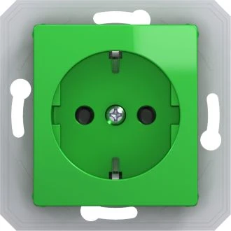 Vtičnica SCHUKO 2P+E 16A 250V~ GR XO, VE10GRXO-B