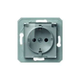 Vtičnica SCHUKO+POKROV 2P+E 16A 250V~ ST XO, VE11STXO-B