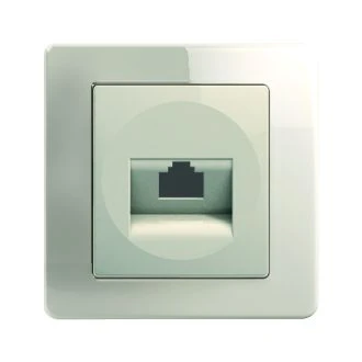 Vtičnica CAT5e KS RJ45 8/8 IW, KE37IW-B