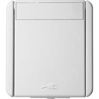 Vtičnica SCHUKO+POKROV IP44 2P+E 16A 250V~ BV PW, VF12PW-U