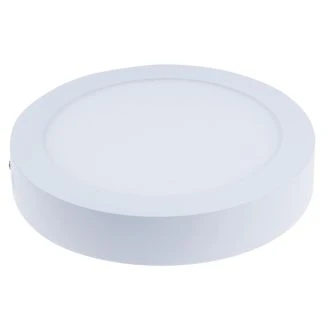 Nadometna LED svetilka, okrogla, bela, downlight 85-265 VAC; 12 W; 800 lm; D=175 mm, 4000 K; IP40, EEI=G, LED-DLF-12NW
