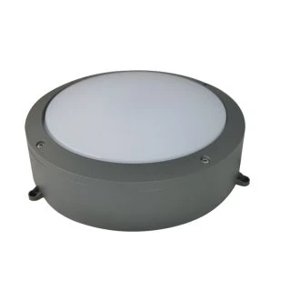 Nadometna LED svetilka, okrogla, siva, downlight 100-240 VAC; 40 W; 3000 lm; D=276 mm, 4000 K; IP65, EEI=G, LFV40NW