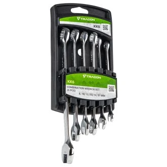 Set viličastih obročnih ključev 8,10,12,13,14,17mm, KK6