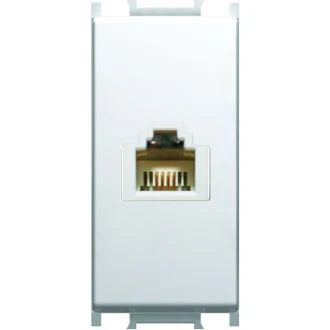 Vtičnica TEL KS RJ11 6/4 1M PW, KM36PW-U