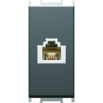 Vtičnica TEL KS RJ11 6/4 1M SB, KM36SB-U