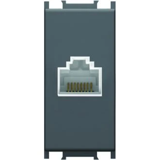 Vtičnica CAT5e KS RJ45 8/8 1M SB, KM37SB-P