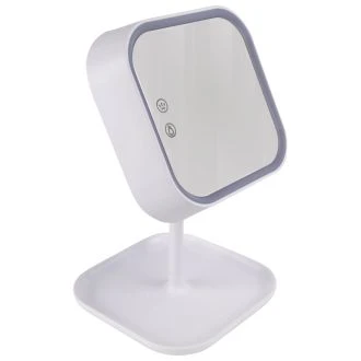 Kozmetično ogledalo z LED osvetlitvijo 100-240 VAC, 50Hz, 8 W, 150 lm, 6000 K,3,7V 1000mAh Li-Ion, LALCM8W