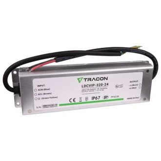 Zaščiteni LED gonilnik/napajalnik- kovinsko ohišje 90-264VAC/24VDC, 320W, 0-13,3A, IP67, LDCVIP-320-24