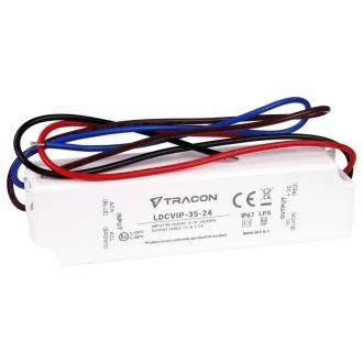 Zaščiteni LED gonilnik/napajalnik-ohišje iz umetne mase 90-264VAC/24VDC, 35W, 0-1,5A, IP67, LDCVIP-35-24