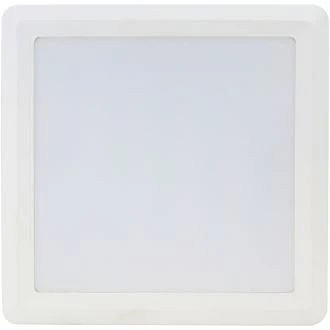 Nadometna LED svetilka, kvadratna, bela, s čipom SAMSUNG 230 VAC; 6W; 480lm; D=120×120 mm, 4000 K; IP20, EEI=G, LED-DLNFS-6NW
