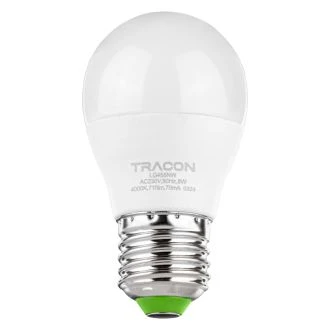 LED žarnica 230 VAC 50Hz, 8 W, 4000 K, E27, 710 lm, 180°, G45, EEI=F, LG458NW