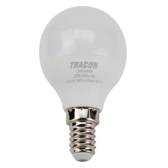 LED žarnica, bučka s čipom SAMSUNG 230V, 50Hz, 5W, 4000K, E14, 400 lm, 180°, G45, EEI=F, LMGS455NW