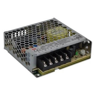 LED gonilnik/napajalnik, kovinski 85-264 VAC / 12 VDC; 75 W; 0-6 A, LRS-75-12