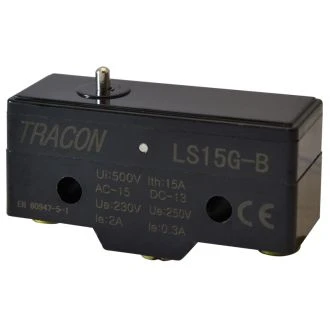 Pozicijsko stikalo, odbojno 1×CO, 15A/250V AC, IP00, LS15G-B