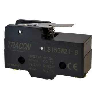 Pozicijsko stikalo, z vzmetno palico 1×CO, 15A/250V AC, 17mm, IP00, LS15GW21-B