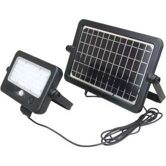 LED solarni reflektor, senzor gibanja 10 W, 4000 K, 1100 lm, IP65, 3,7 V 7200 mAh, LSFLK10W