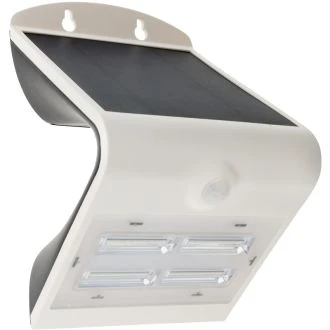 LED solarni reflektor s senzorjem gibanja, stenski, bel 3,2 W, 4000 K, 400 lm, IP65, 3,7 V, 2 Ah, LSLBW3W
