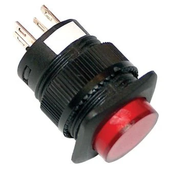 Mini signalno svetilno stikalo 1Z, 110V AC rdeče, MNK-110R