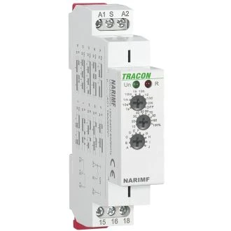 Multifunkcijski časovni rele (10 funkcij) AC/DC 12-240V, 0,1s-10d, 16A/AC1, 250VAC/24VDC, NARIMF