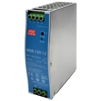 Napajalnik za DIN letev 90-264 VAC / 12-14 VDC; 120 W; 0-10 A, NDR-120-12