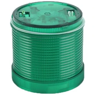Barvno opozorilni stebriček, zeleni, za zvočno podnožje 230V AC, IP65, NYG3-70230G