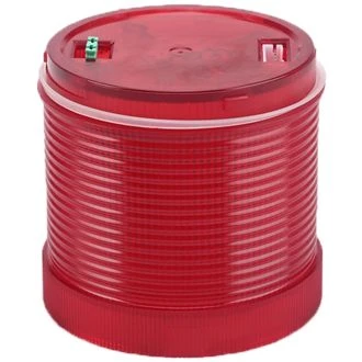 Barvno opozorilni stebriček, rdeči, za zvočno podnožje 230V AC, IP65, NYG3-70230R