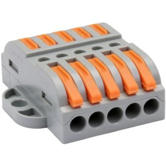 Hitra sponka brez vijakov-odpiralna 0,5-4mm2, 32A, 400VAC 5P, 20 kos, OVOFT55