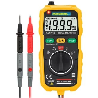 Digitalni mulitmeter DCV, ACV, DCA, ACA, OHM, dioda, PAN118