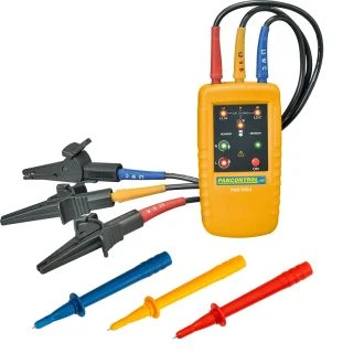 Tester zaporedja faz in smeri vrtenja elektromotorja 120 – 400V AC, LED, PANDFA3