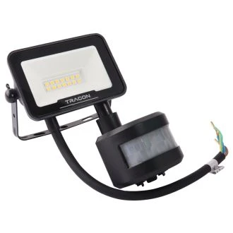 SMD LED reflektor s čipom SAMSUNG+senzor gibanja 220-240V AC, 10W, 4000K, IP65, 1000lm, EEI=F, RSMDSM10W
