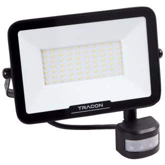 SMD LED reflektor s čipom SAMSUNG+senzor gibanja 220-240V AC, 50W, 4000K, IP65, 5000lm, EEI=F, RSMDSM50W