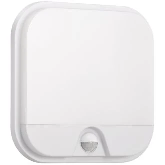 Stenska LED svetilka s senzorjem gibanja, kvadratna, bela 230VAC, 20W, 140°, 2-9m, 10s-5m, 4500K , IP65, 1900lm, EEI=F, SLN20W