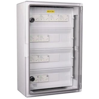 Prenapetostna zaščitna omarica za fotovoltaične sisteme Ucpv: 1200V; Iimp:12,5kA; In:20kA; Imax:50kA; Up:4kV, SPBPVDC10