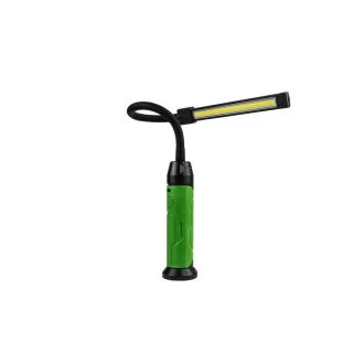 Akumulatorska ročna LED svetilka 10+1,5W, 6500K, 3,7V, 4000mAh, 800/90lm, 8 h, IP44, STLCN10W