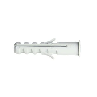 Vložek z robom, 8x40 mm, siv, PA 6.6, 100 kos, T8P-PA