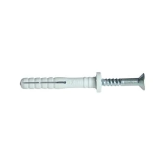 Udarni vložek, 6x45 mm, siv, PA 6,6, 100 kos, TB645