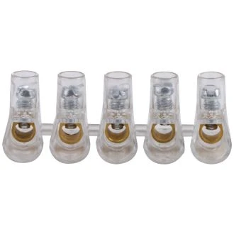 Prozorna vrstna sponka FORBOX, 5 členov, 6 mm2, 10 kos, TBT-6