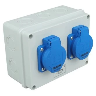 Priključna omarica brez zaščite Out: 2×SCHUKO, TDB07-0M