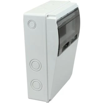 Priključna omarica - prazna, z montažnim tirom, ABS, L×W×H=300×220×100mm, IP55, 11 modul, TDB302210