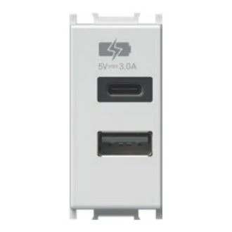 Polnilnik USB 5V 3,0A 1M PW, EM68PW-U
