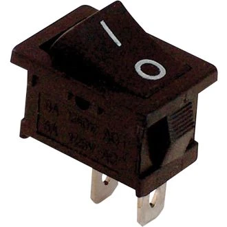 Ročno stikalo, ON-OF, črne, 250V AC, 16(6)A, TES-34